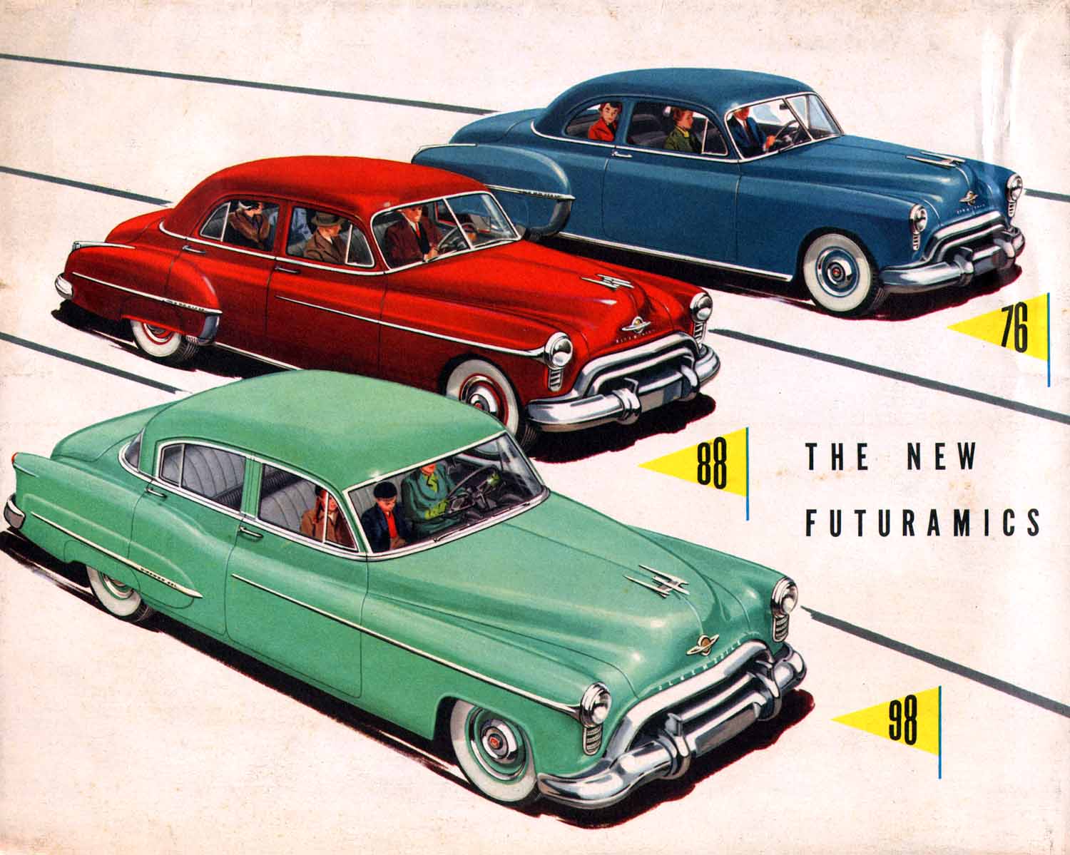 1950 Oldsmobile Motor Cars Foldout Page 1